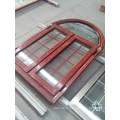 Factory prices wooden color half circle  window
